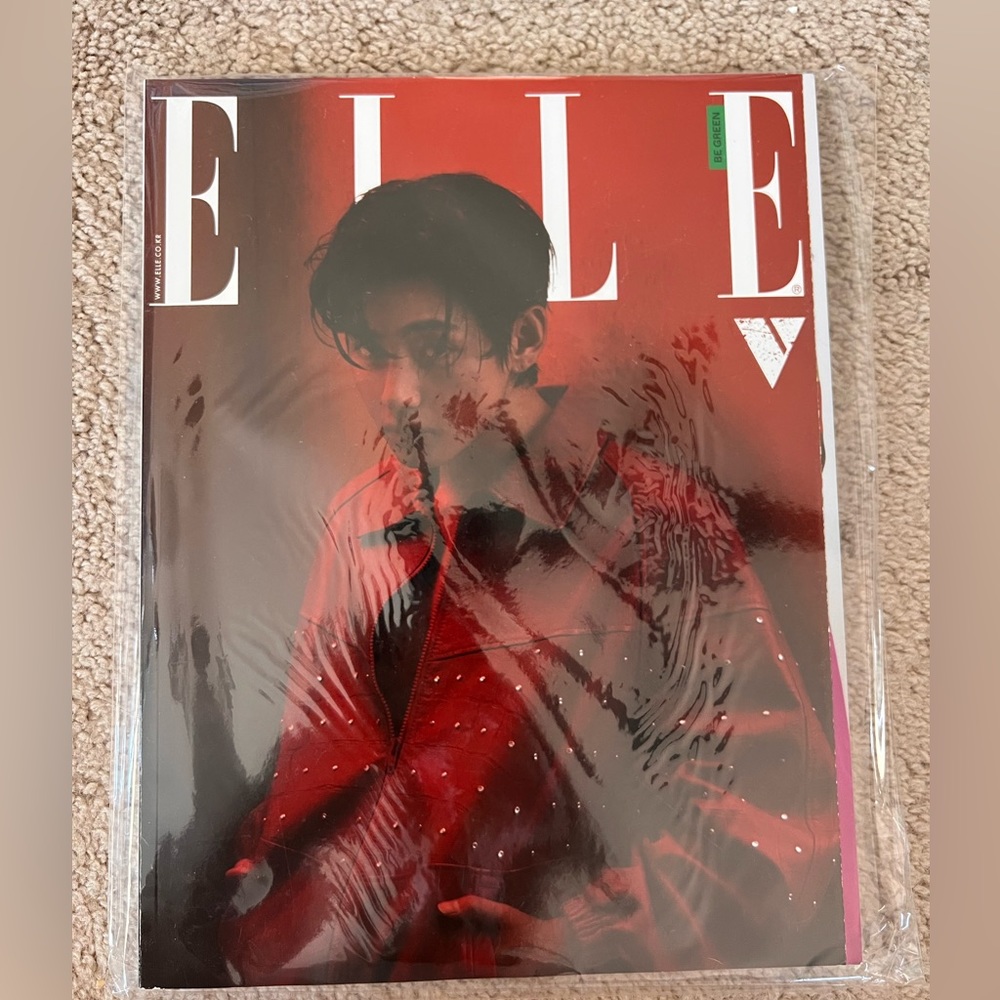 Brand New Limited Edition- Official Elle Korea Magazine - BTS V Tae KTH
